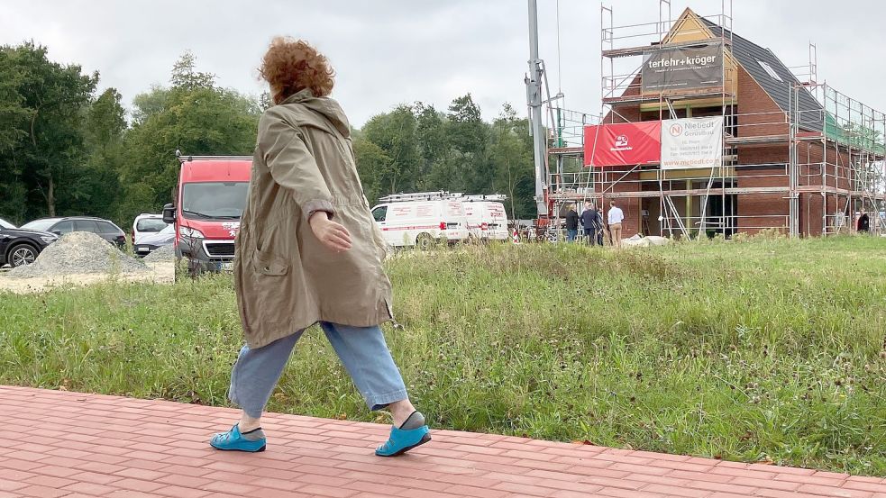 Im neuen Wohngebiet an der Groninger Straße wird die Lebenshilfe ein Gebäude mit 21 Wohnungen beziehen. Foto: Kierstein/Archiv