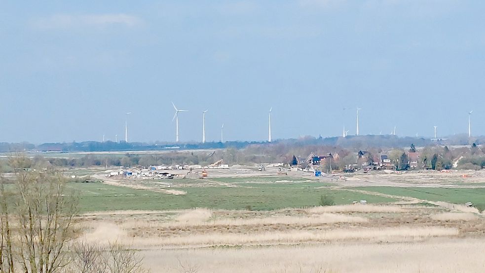 Der Blick Anfang April vom Friesenhügel auf das geplante Mega-Baugebiet Conrebbersweg-West. Fotos: Hanssen