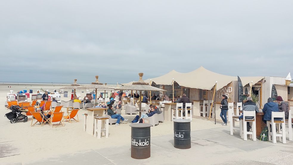 Das „StrandFlair" ist bereits länger am Borkumer Nordstrand präsent. Foto: Ferber