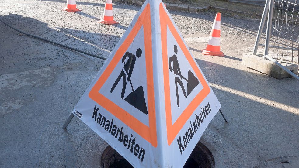 Die Kanalarbeiten im Emder Herrentorviertel werden voraussichtlich noch einige Tage dauern. Symbolbild: Pixabay