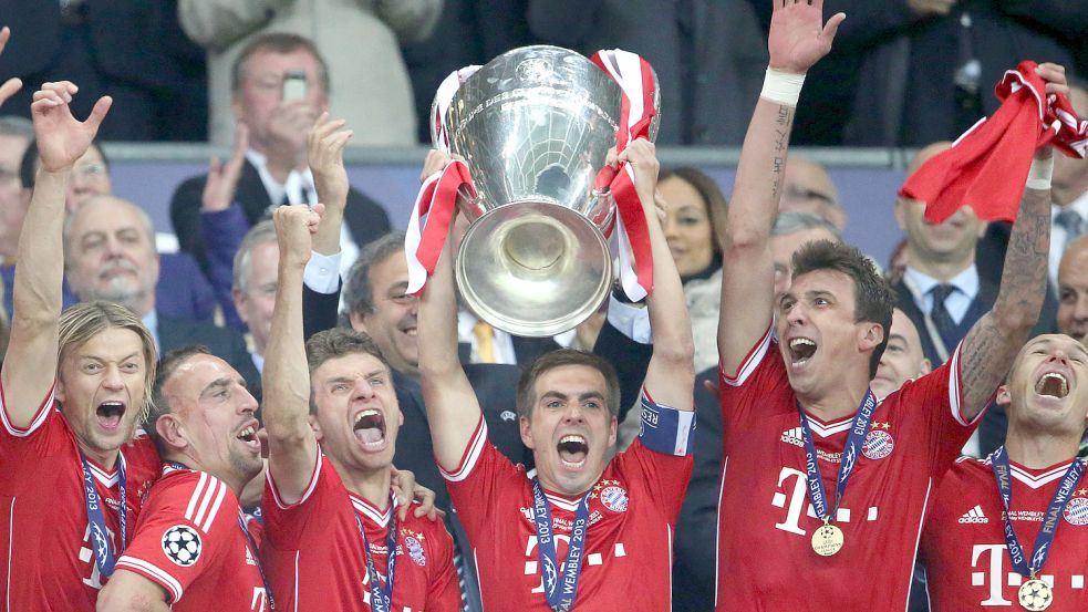 Beginn einer Bayern-Ära: Der Sieg in der Champions League 2013. Foto: dpa/Gentsch