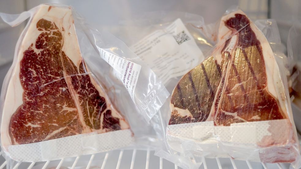 Regelmäßig stiehlt der Täter Fleisch und andere Waren aus dem Kühlschrank. Symbolfoto: dpa