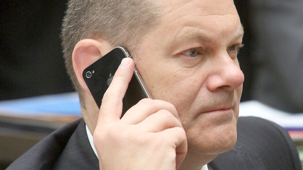 Telefonierte zuletzt mit Kremlchef Wladimir Putin am 2. Dezember vergangenen Jahres: Olaf Scholz. Foto: Stephanie Pilick