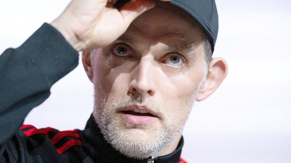 Bayern-Trainer Thomas Tuchel muss mit seinem Team am letzten Spieltag beim 1. FC Köln antreten. Foto: Sven Hoppe/dpa