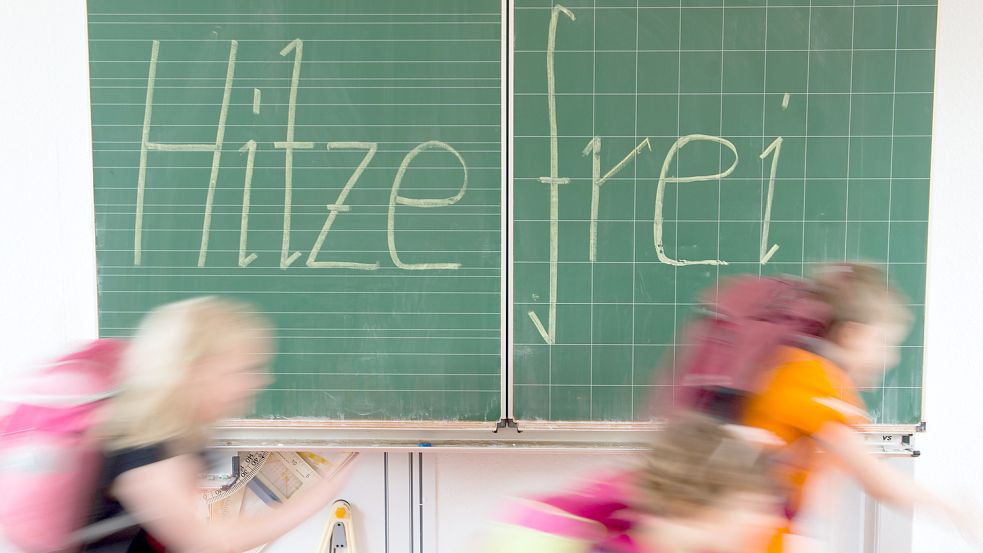 Hitzefrei wird trotz Klimawandels mit steigenden Temperaturen und mehr heißen Tagen auch an Emder Schulen zur Rarität. Foto: dpa/Archiv