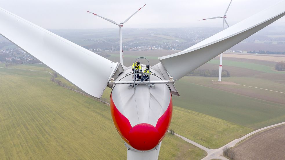 Braucht Aurich tatsächlich noch mehr Windenergieanlagen? Foto: Woitas/dpa