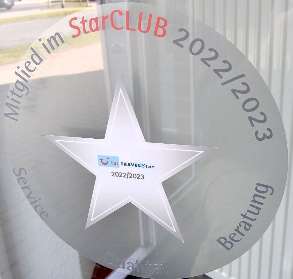 Tolle Auszeichnung: Das Reisebüro am Zentrum ist in den aktuellen Top 15 des TUI Travel Star-Verbunds gelistet, dem bundesweit rund 350 Reisebüros angehören. Foto: Rull