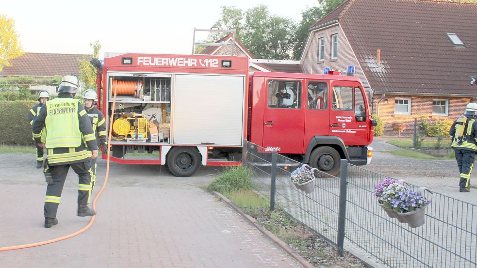 Gegen 21 Uhr war die Feuerwehr alarmiert worden. Foto: Rand