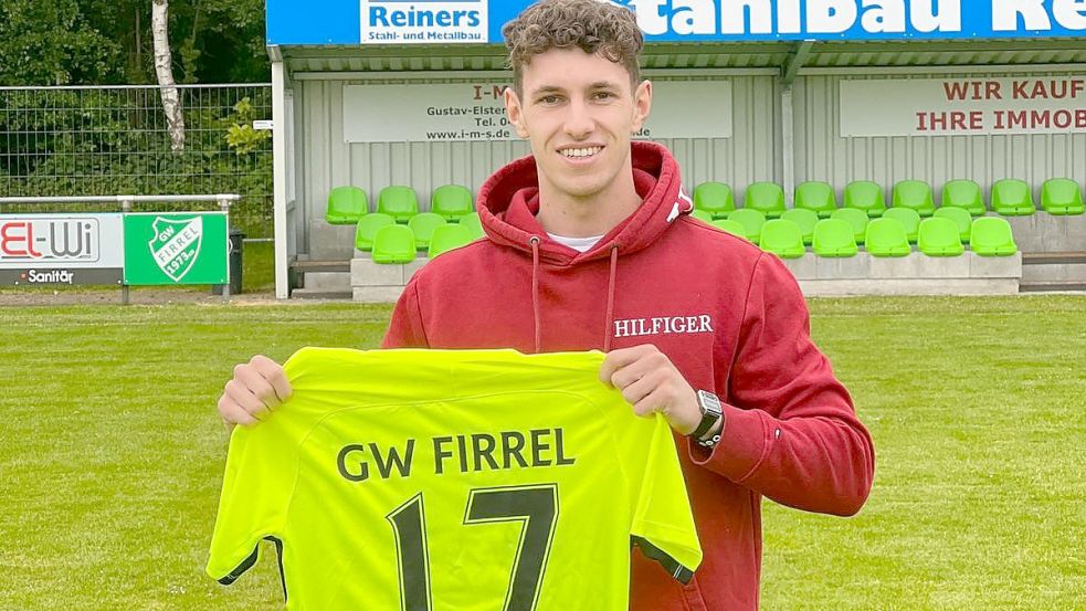 Lukas Berghaus wird in der kommenden Saison das Trikot von GW Firrel tragen. Foto: GW Firrel