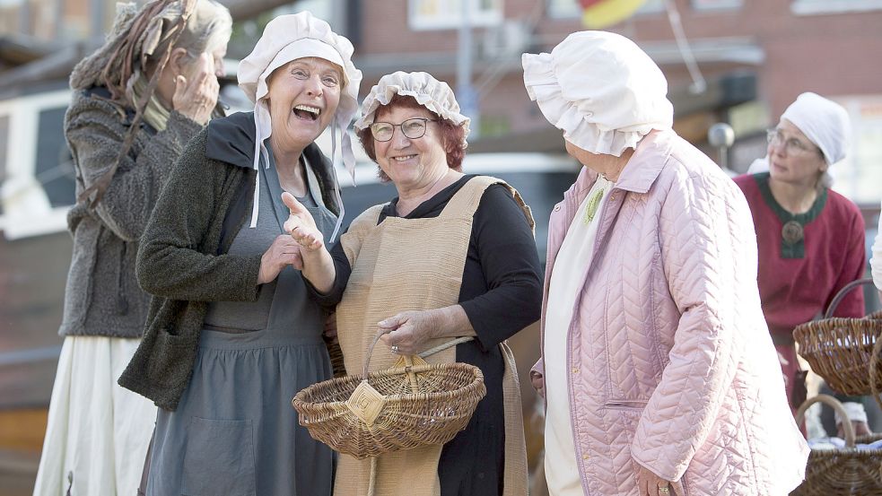 Die Schicksale von Frauen der Emder Heringsfänger stehen im Mittelpunkt des Stücks. Foto: J. Doden