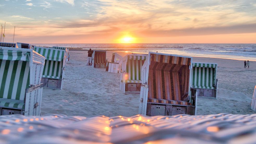 Seit rund 150 Jahren gehören Strandkörbe zum Bild der Küste. Foto: Hoppe