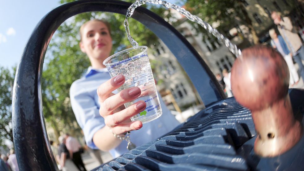 In Berlin laufen die Brunnen im Dauerbetrieb. Foto: dpa/Hannibal Hanschke