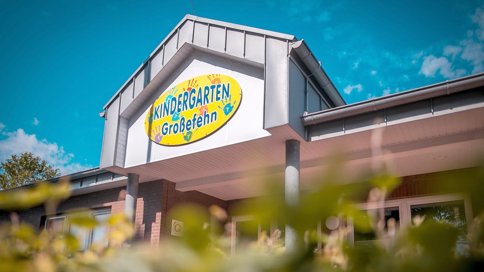 Der Kindergarten Großefehn hat aktuell 129 Betreuungsplätze für Kinder.