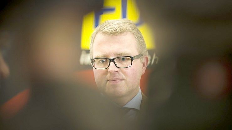 „Ich war nie weg“, sagt Frank Schäffler, FDP-Abgeordneter, der den Aufstand gegen das Heizungsgesetz organisierte. Als „Euro-Rebell“ organisierte er 2011 einen Mitgliederentscheid gegen die Euro-Rettungspakete. Damals ging es ihm um Rechtsstaatlichkeit, heute um den Schutz des Eigentums, wie er sagt. Foto: dapd