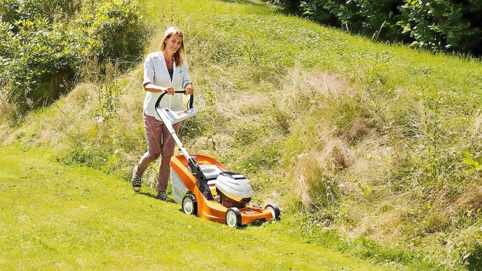 Bei dem Test überzeugten vor allem die Akkugeräte, hier ein Modell von Stihl. Der Vorteil: mehr Freiheit ohne Schnur. Foto: Stihl/Thomas Kettner