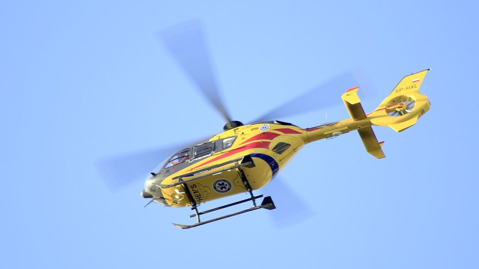 Ein Hubschrauber wurde an die Unfallstelle gerufen. Symbolfoto: Pixabay