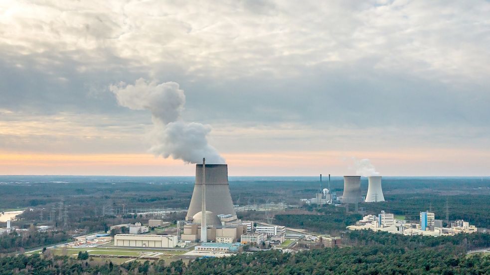 Das Kernkraftwerk Emsland wurde Mitte April vom Netz genommen. Foto: dpa