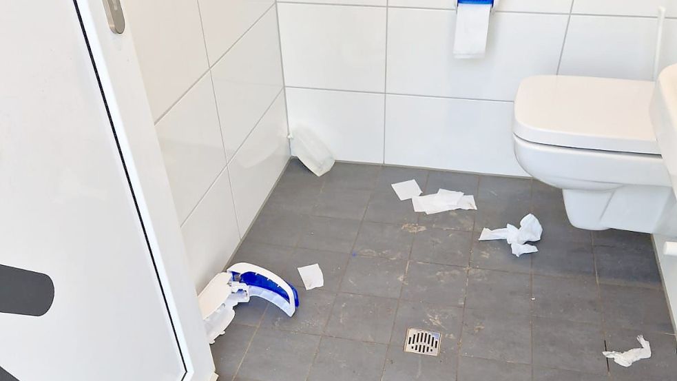 Im neuen Sanitärgebäude am Idasee wurde randaliert. Foto: Gemeindeverwaltung