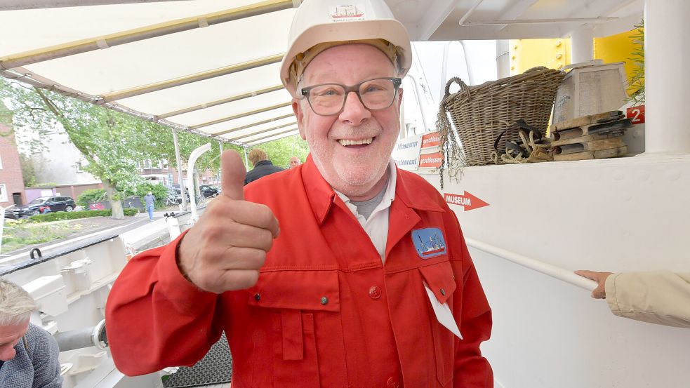 Bestanden! Heinz-Günther Buß ist zufrieden. Foto: Ortgies