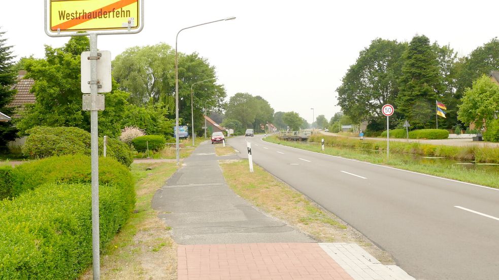 Im vergangenen Jahr wurde der Rad- und Gehweg ab der 4. Südwieke bis zum Ortsausgang Westrhauderfehn saniert. Foto: Wieking
