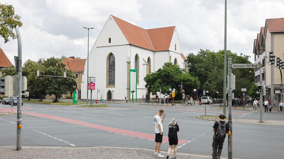 Die Dominikaner-Kirche in Osnabrück: seit 30 Jahren Kunsthalle der Stadt. Foto: Michael Gründel