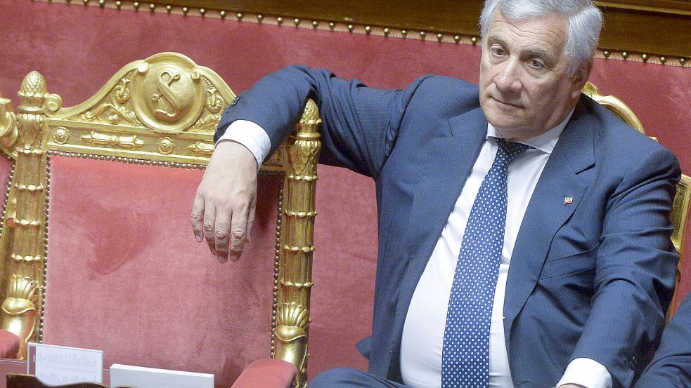 Kann Antonio Tajani die Forza Italia retten? Foto: imago images/Independent Photo Agency Int.