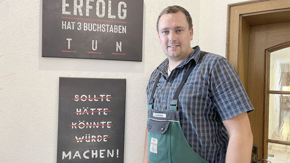 Will etwas bewegen: Dirk Sandering, Landwirt aus Hemsloh. Foto: Thomas Ludwig