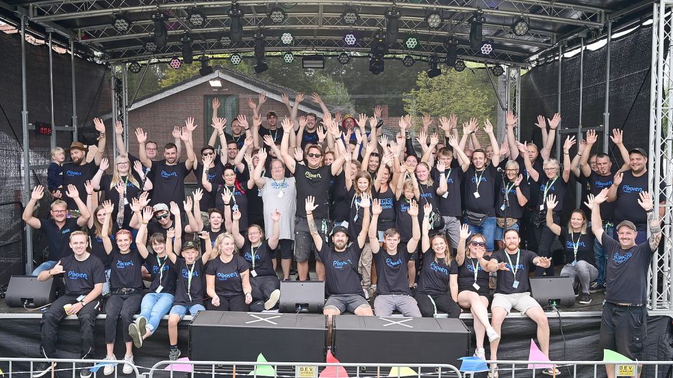 Auch in diesem Jahr wird das Pixxen-Festival von einem großen Helfer- und Unterstützerteam organisiert. Das Foto entstand im vergangenen Jahr. Foto: Pixxen e.V.