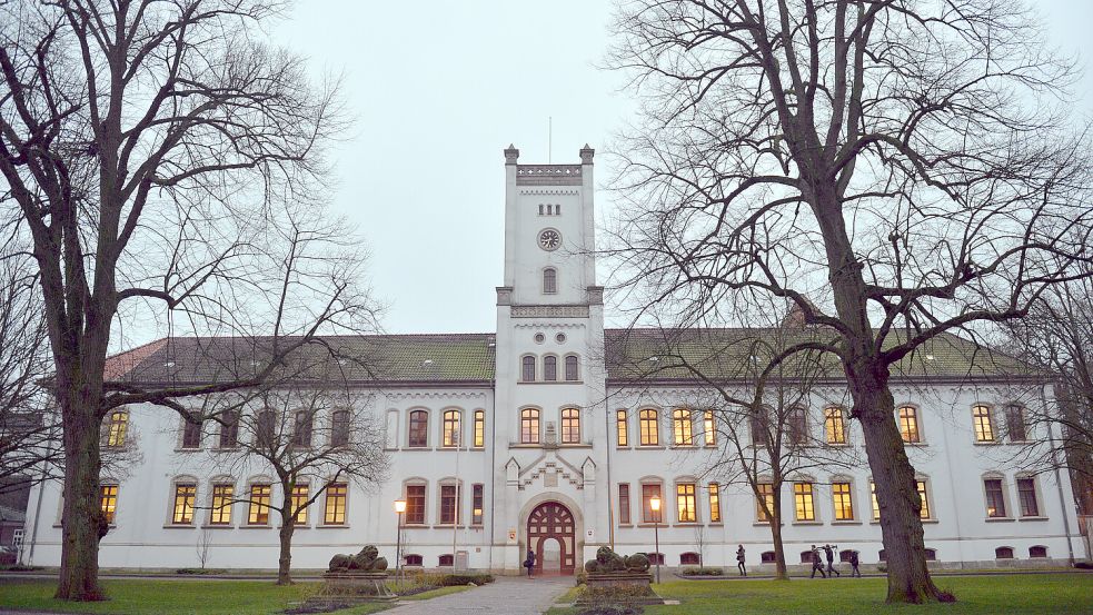 Aurich hat ein Schloss. Das steht aber in der Innenstadt, nicht in Schirum. Foto: Jaspersen/dpa
