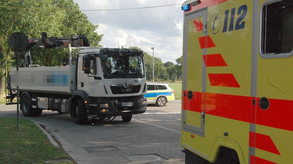 Beim Abbiegen vom Hoheberger Weg in die Sandhorster Allee erfasste ein Lastwagen am 12. Juli eine Radfahrerin. Foto: Luppen