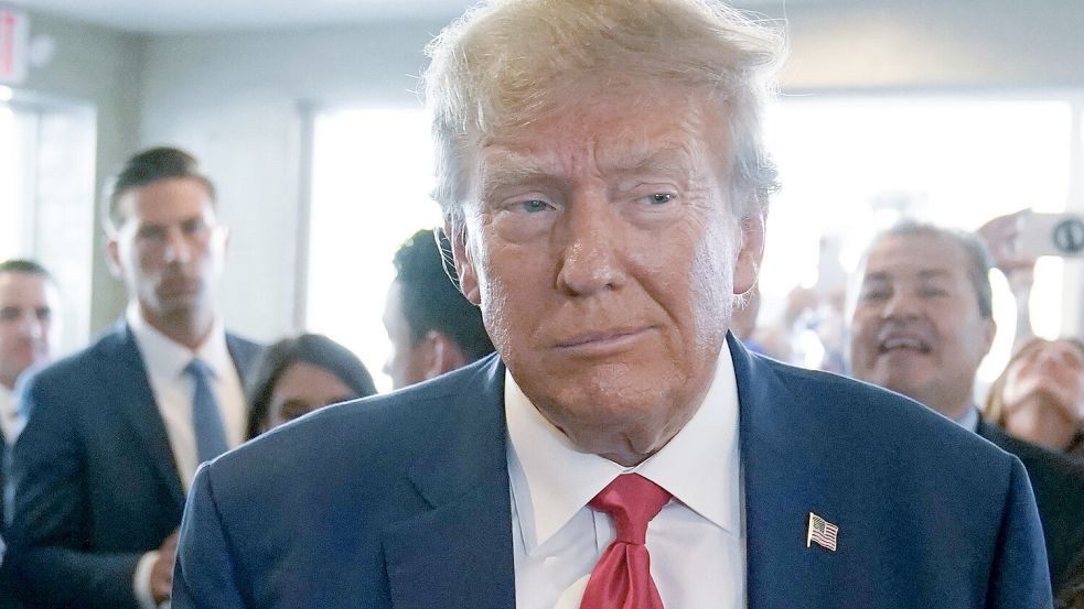 Schlag ins Kontor: Donald Trump sieht sich mit einer weiteren brisanten Anklage konfrontiert. Foto: picture alliance/dpa/AP/Alex Brandon