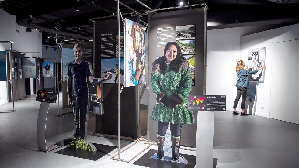 Im Klimahaus gibt es Ausstellungen zu sehen. Foto: Sina Schuldt/dpa