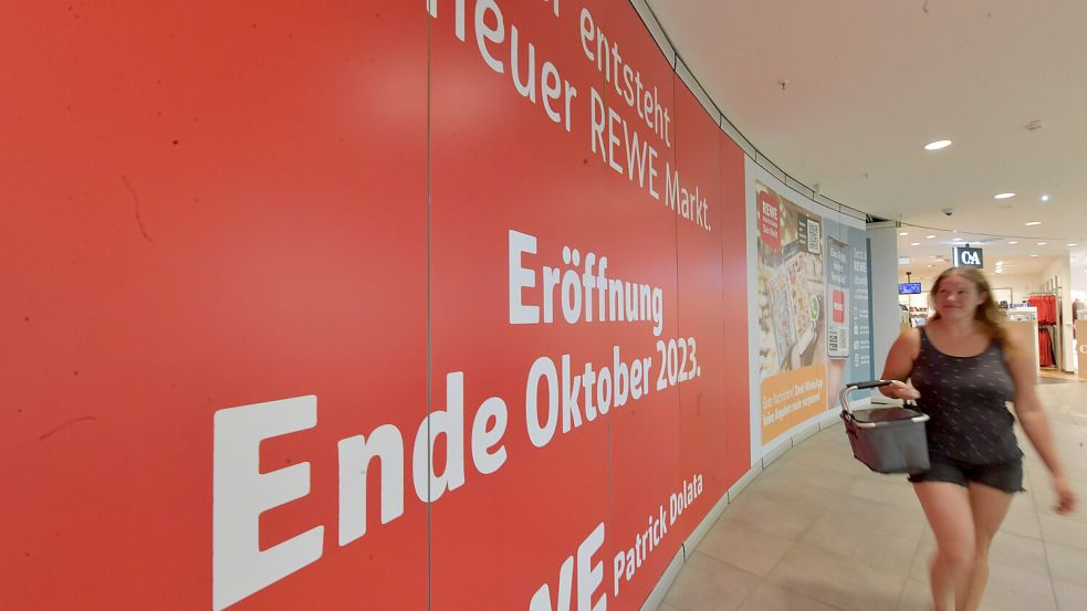 Rewe zieht in ein Ladenlokal im Parterre ein. Foto: Ortgies