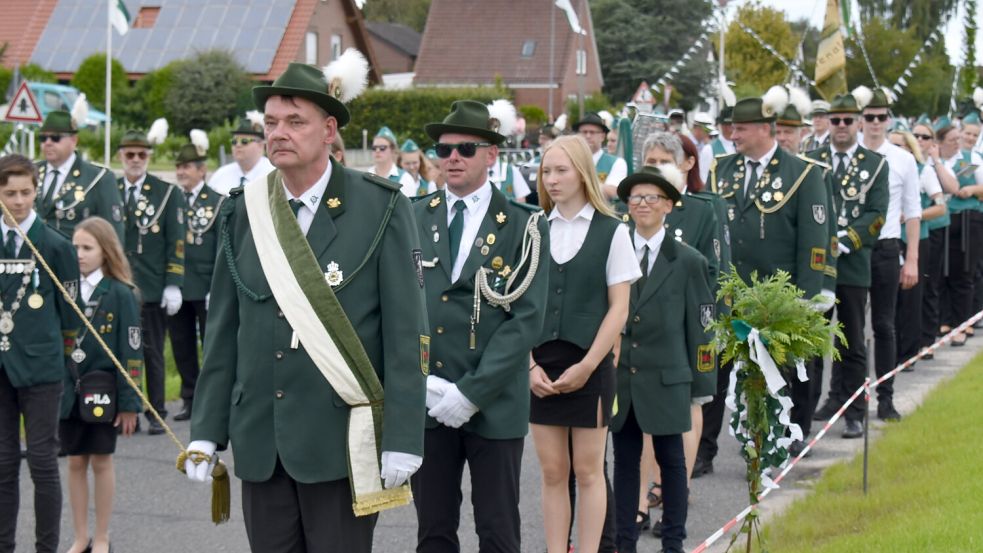 Die Strecke vom Festplatz und wieder zurück betrug rund 3,6 Kilometer.