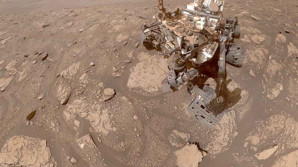 Gibt es Leben auf dem Mars? Der NASA-Roboter „Curiosity“ fand jedenfalls Hinweise. Foto: NASA/JPL-Caltech/MSSS