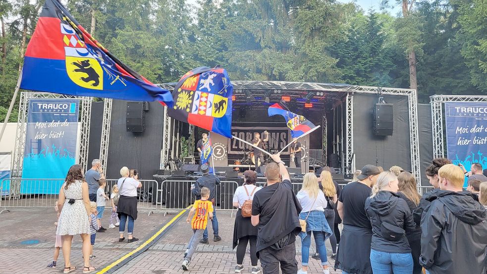 Deutlich leerer im Vergleich war es unter anderem beim Konzert der Band „Zorrows“.