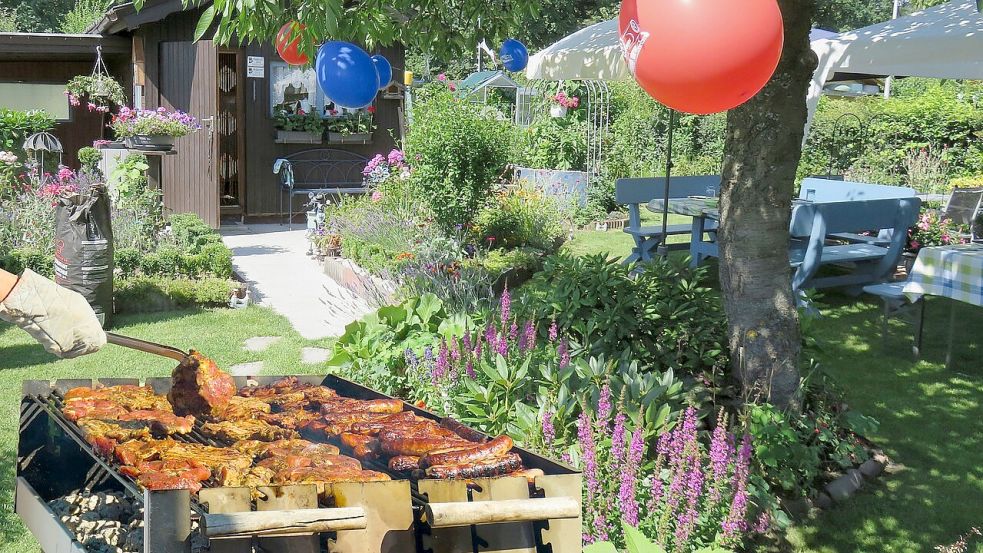Wer zur Einschulung eine Gartenparty plant, könnte Glück haben. Es soll warm werden. Ob es überall trocken bleibt, ist allerdings fraglich. Foto: Pixabay