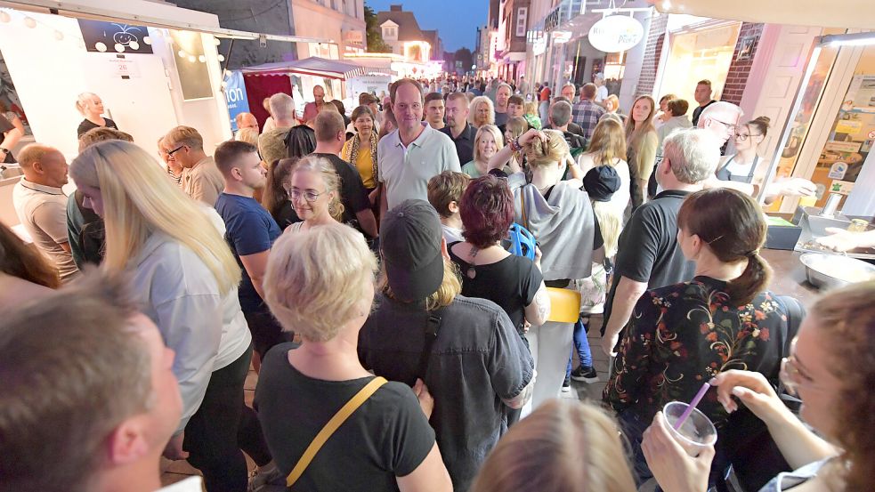 Auf dem Weg zum Marktplatz wurde es richtig eng.