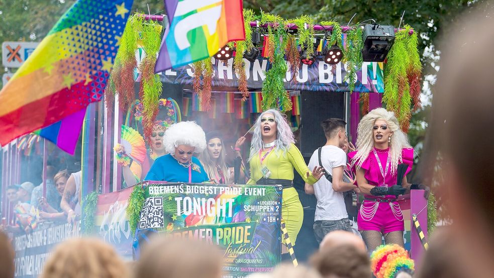 In Bremen findet am Samstag der Christopher Street Day statt. Foto: Sina Schuldt / dpa