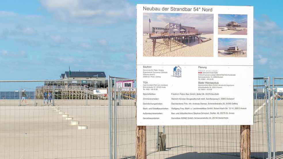 Ein weiteres neues Projekt, um die Attraktivität von SPO zu sichern: Der geplante Neubau der Strandbar 54. Foto: Jens Mende