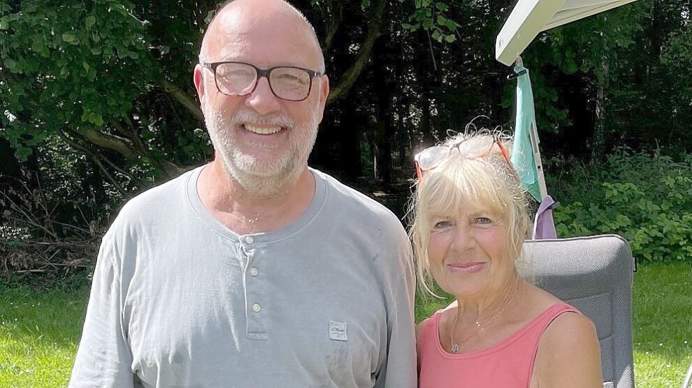 Peter und Anne Suchanek machen Urlaub in Remels. Foto: Nording