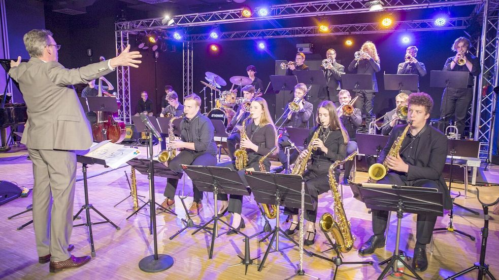 Das Jugend-Jazz-Orchester Niedersachsen, „Wind Machine“, tritt in Emden auf. Foto: Privat