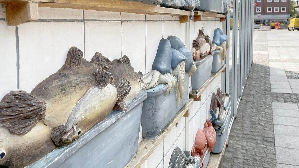 Die Markthalle kann man derzeit nur von außen betrachten. Foto: Boschbach