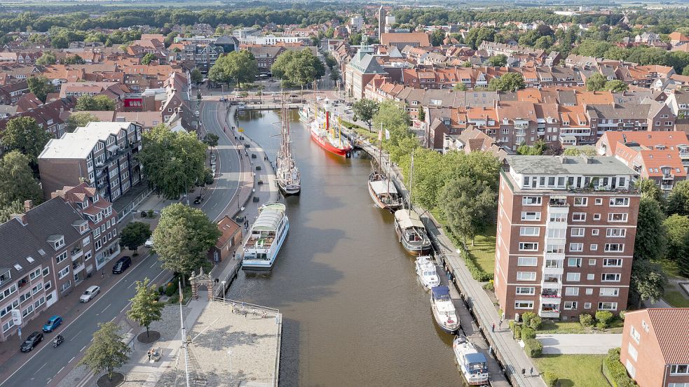 Der Delft und der Hafentorplatz sollen besser als bisher eingebunden werden, fordert die CDU. Foto: Archiv/Bruns