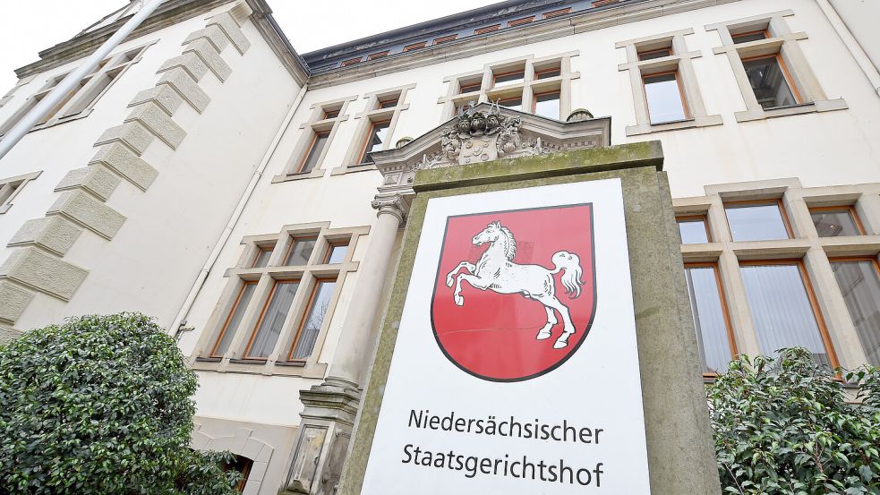 Der Niedersächsische Staatsgerichtshof ist das Landesverfassungsgericht Niedersachsens. Archivfoto: Hollemann/DPA