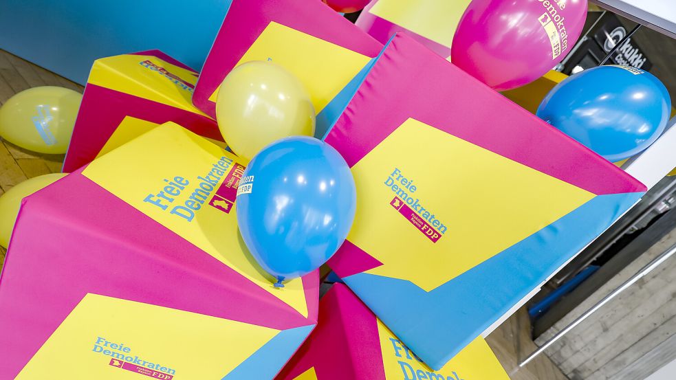 Werbematerial der FDP. Die liberale Partei hat an Profil verloren Foto: dpa/Uwe Lein