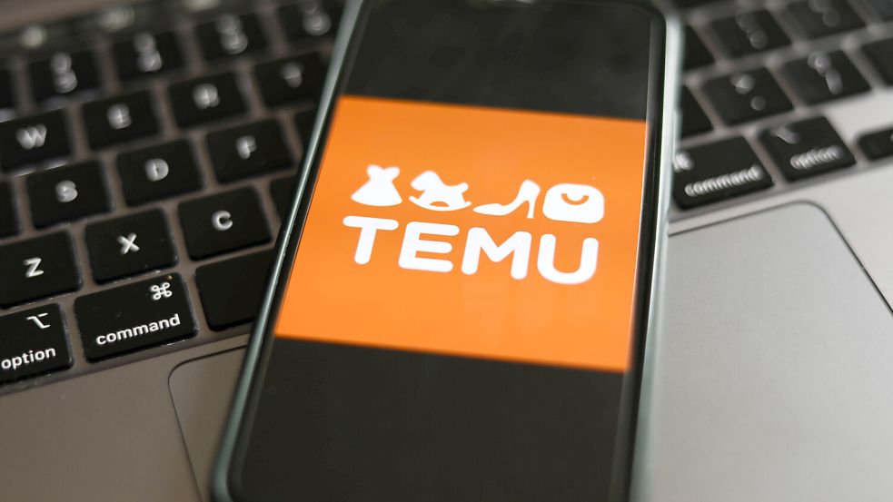 So sieht das Logo der Shopping-App Temu aus. Foto: Imago Images/NurPhoto/Jakub Porzycki