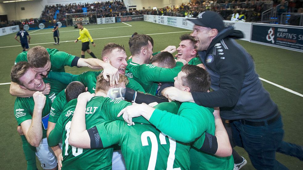 Die Emder Stadtmeisterschaften sind ein Prestigeturnier. Letzter Sieger 2019 waren die Sportfreunde Larrelt. Archivfoto: Doden/Emden