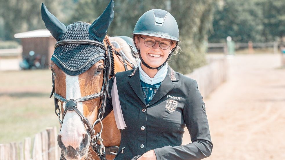 Über die Jahre sind Pia Schmülling und ihre Stute „For ever Pleasure N“ zu einem Dreamteam geworden. Foto: Privat
