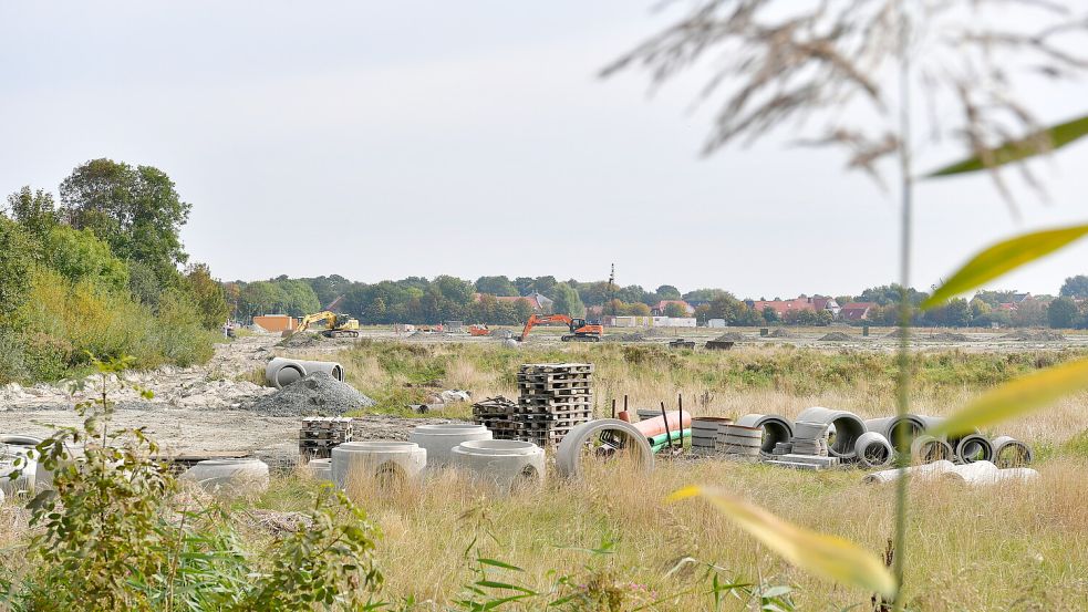Beim Baugebiet „Grachten II“ in Greetsiel geht die nächste Vergaberunde los. Foto: Wagenaar/Archiv